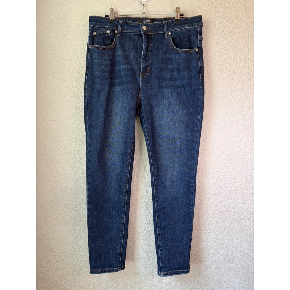 Monkey Ride Jeans Womens 15/32 Dark Wash High Rise Skinny Denim